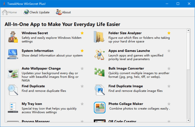 TweakNow WinSecret Plus!(系统优化软件) v6.6.2 便携版-金光福宝