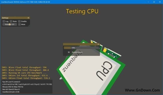 UserBenchmark(系统测试跑分软件) v4.7.9.0 便携版-金光福宝