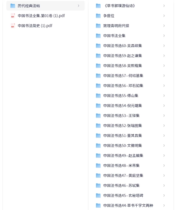 图片[2]-《中国历代书法大全》毛笔书法字帖书籍大全467本[高清扫描PDF]-金光福宝