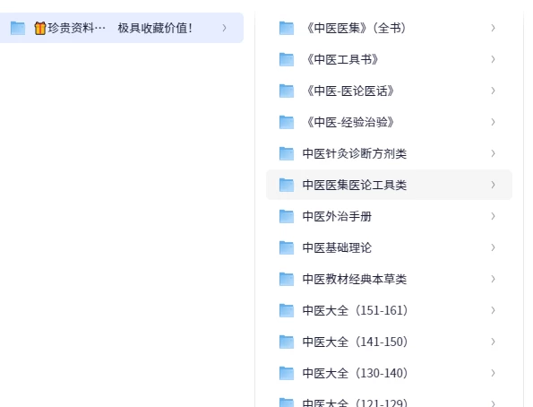 珍贵资料大放送！绝版中医课程资料全套，极具收藏价值-金光福宝
